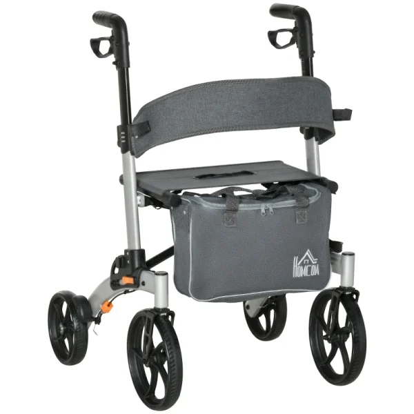 Aluminum Rollator Walker 299lbs