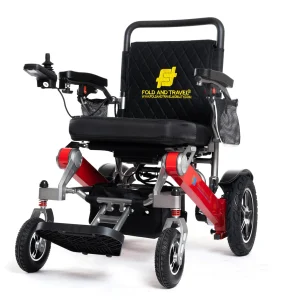Thrive Mobility Reclining Electric Red Frame Wheelchair 5mph