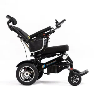 Manual Recline Foldable Electric Wheelchair 5mph