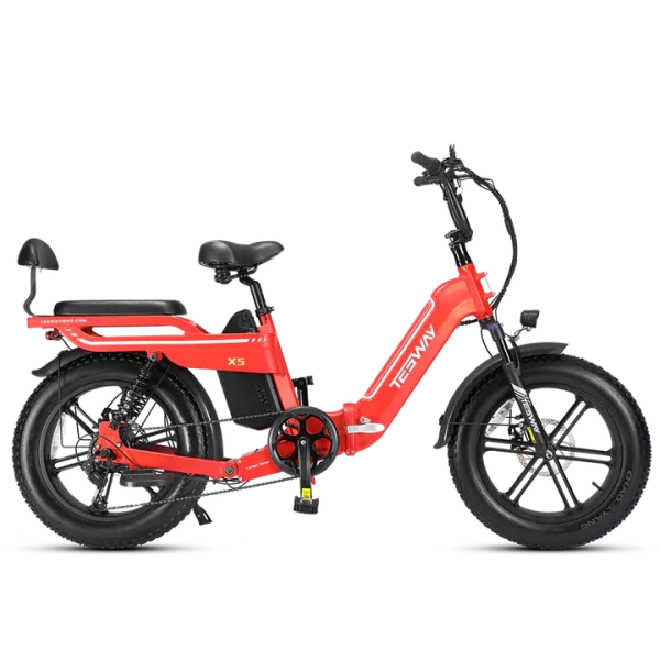 X5 Fat Tire Folding Ebike 28mph