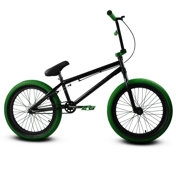 20" BMX Stealth Black Green Bicycle