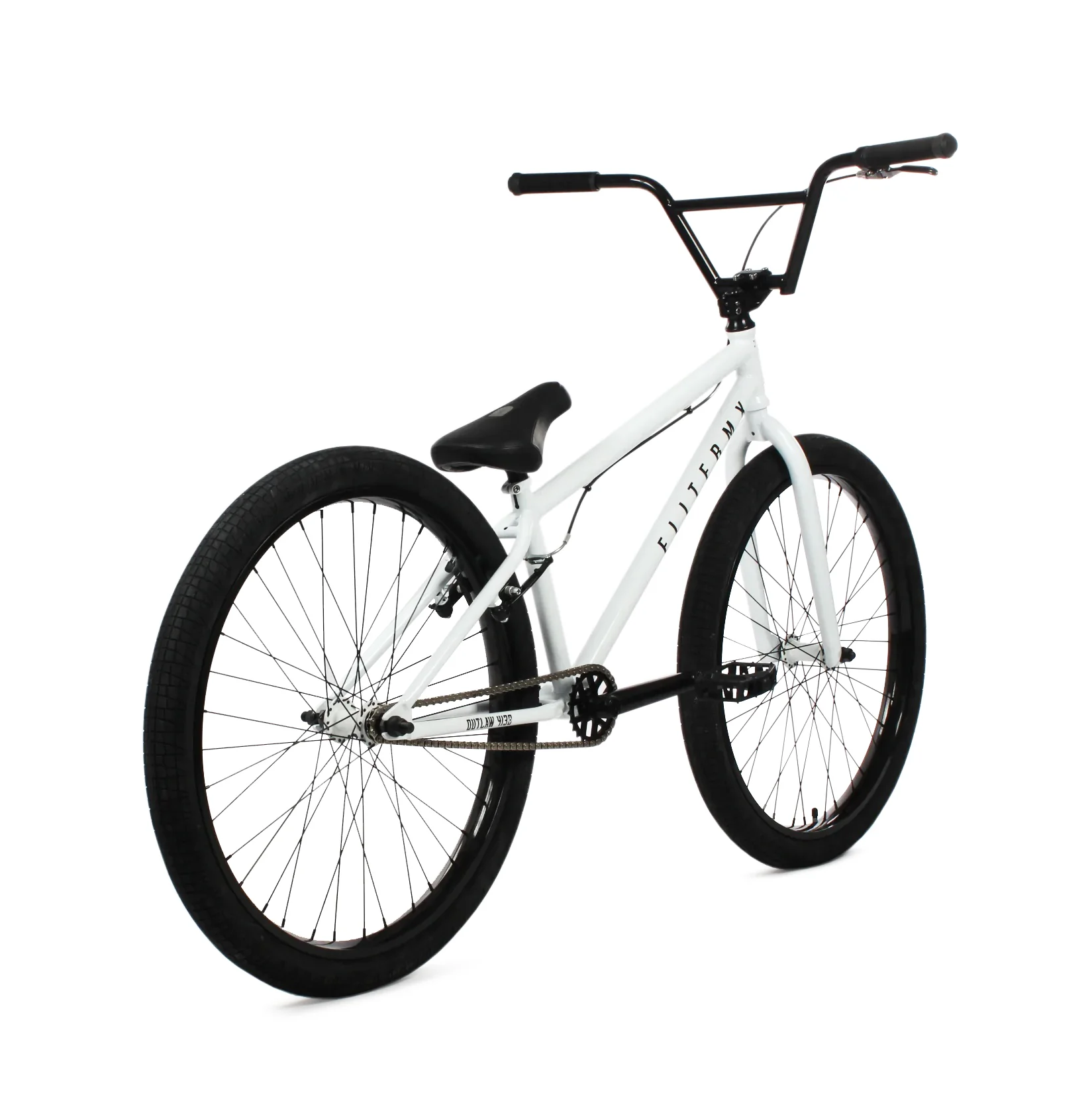 26” BMX Outlaw White Splatter Bicycle